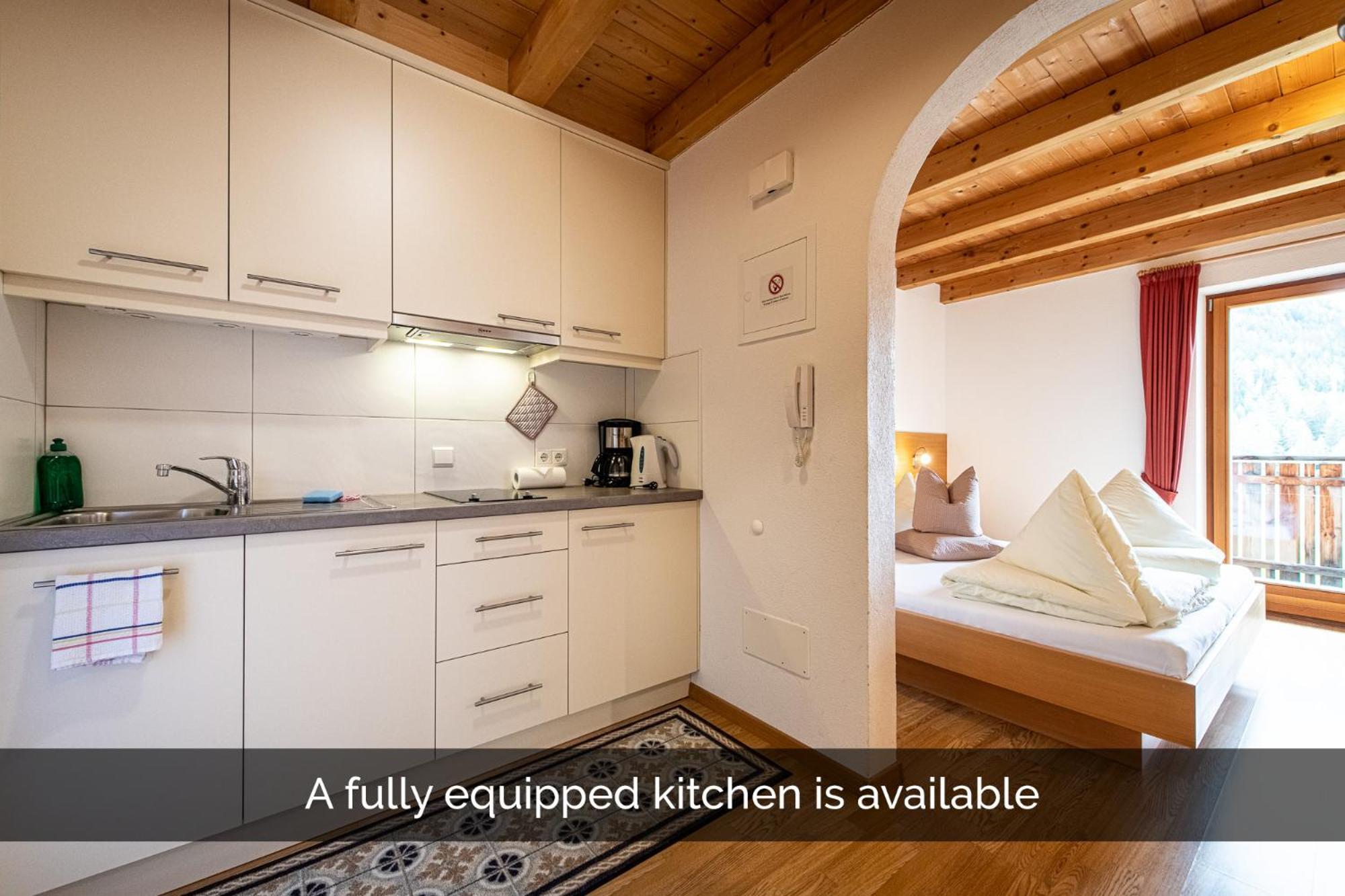 Apartments Nature Apis Landheim อันแตร์แซลวา ดิ เมซโซ ภายนอก รูปภาพ