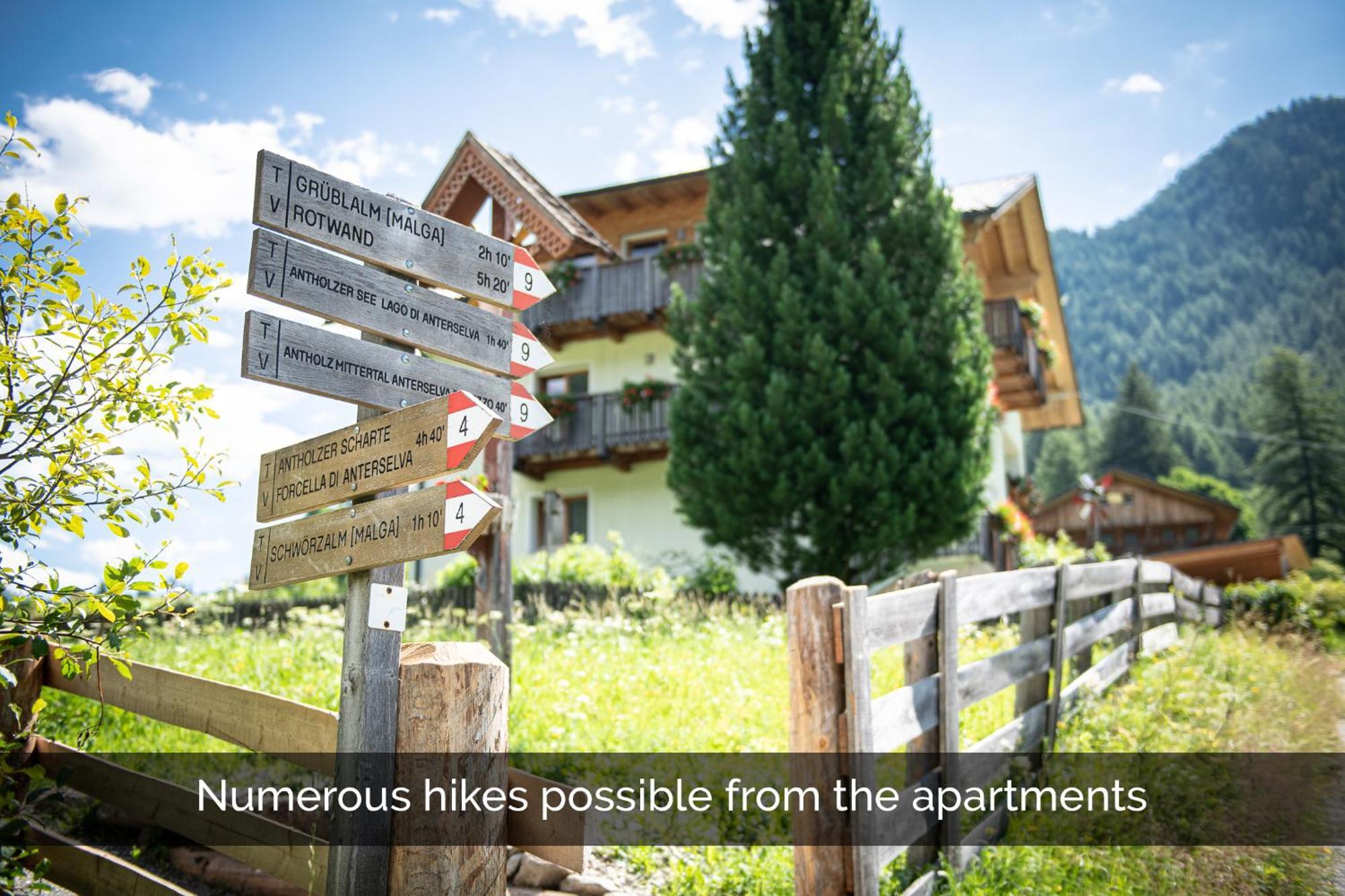Apartments Nature Apis Landheim อันแตร์แซลวา ดิ เมซโซ ภายนอก รูปภาพ